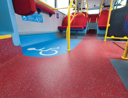 Printed Bus Flooring